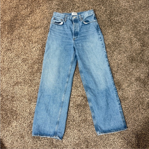 AGOLDE Low Slung Baggy Jeans in Libertine - Picture 3 of 5